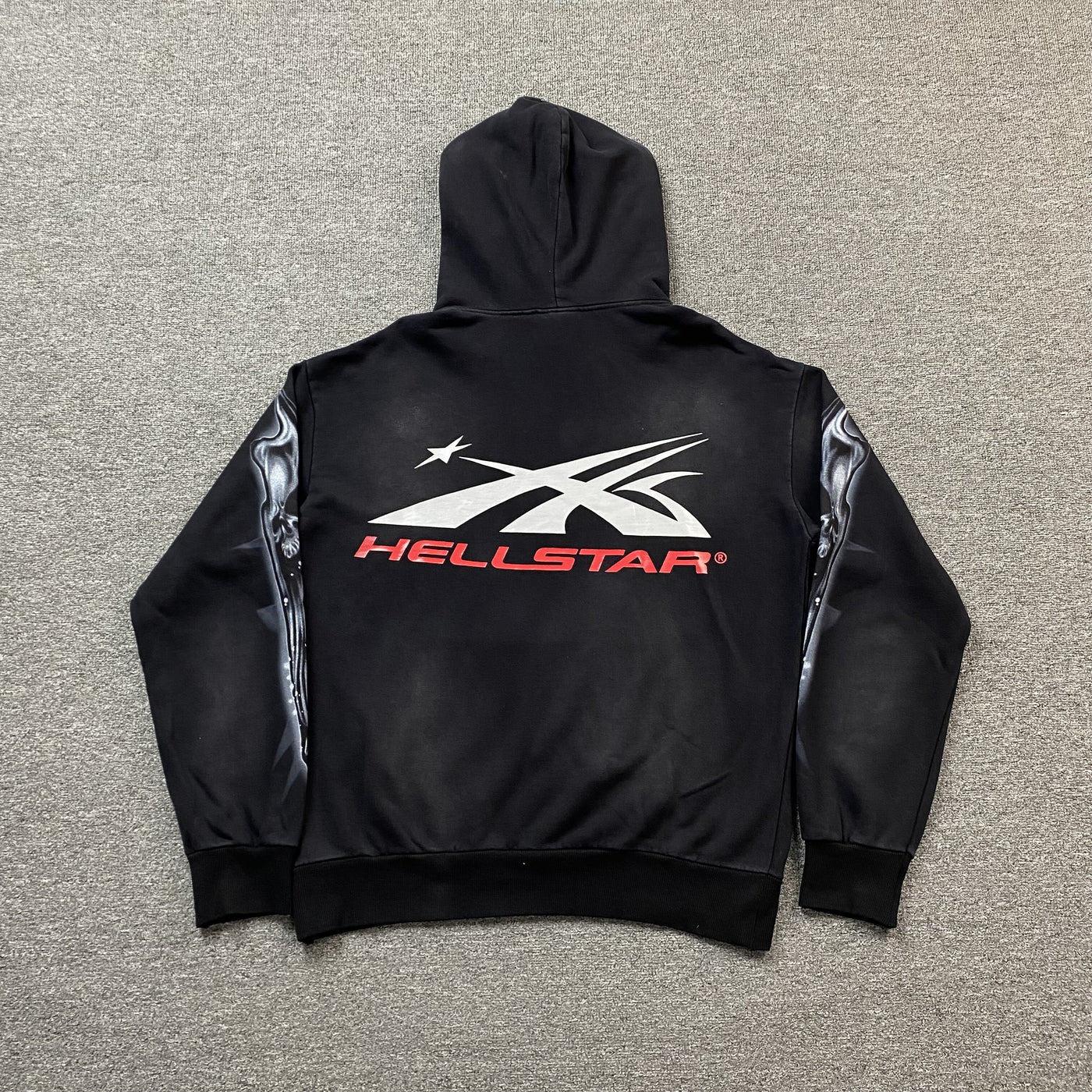 BLACK HS SKULL HOODIE