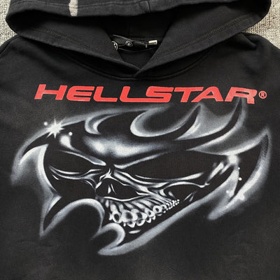 BLACK HS SKULL HOODIE