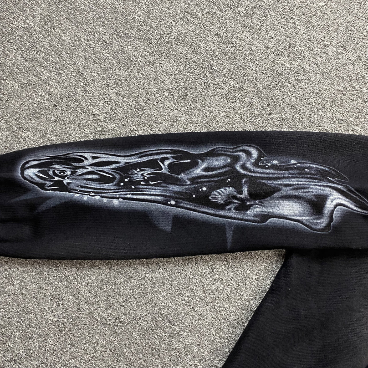BLACK HS SKULL HOODIE