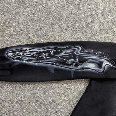 BLACK HS SKULL HOODIE