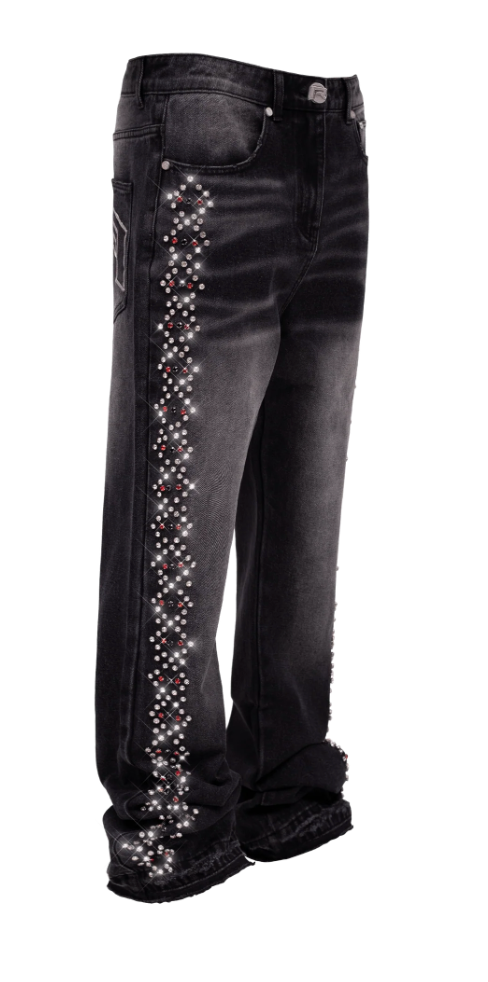 Prism Chain Denim - Black