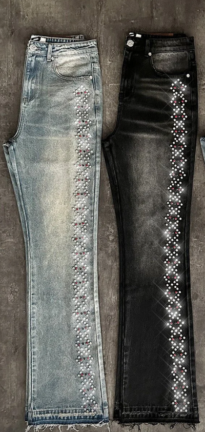 Prism Chain Denim - Black