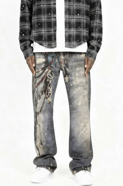 Saint drippy jeans