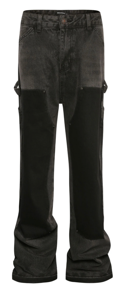 Flared jeans black