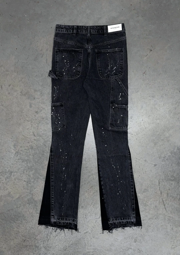 Flare Denim - Black