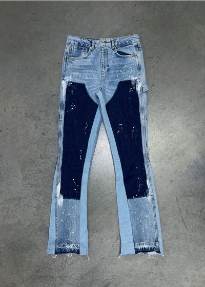 Flare Denim - Light Stone