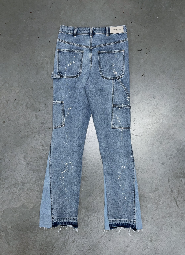 Flare Denim - Light Stone