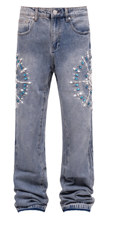 Circle Diamond Denim - Blue