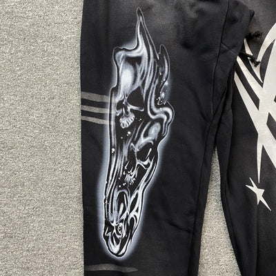 BLACK HS SKULL SWEATPANTS